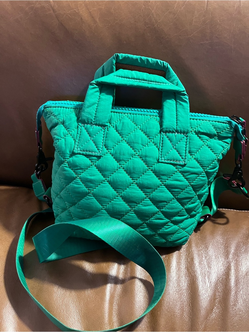 Faux MZ Wallace Sutton Small Green